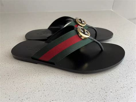 ciabatte gucci flip flop|gucci flip flops.